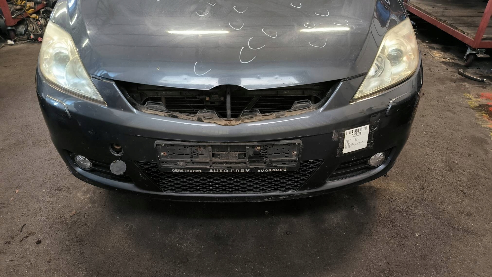 bumper front SREBRNY MAZDA 5 and CR