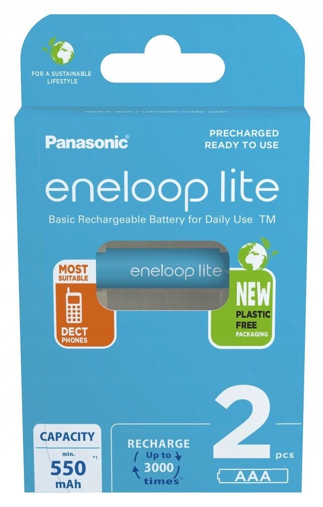 Panasonic Eneloop Lite Aaa 550mAh 2 szt
