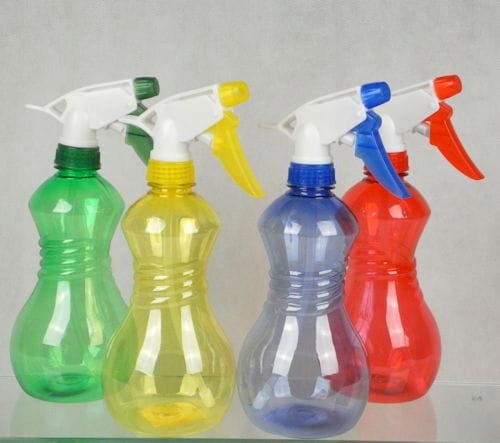 PLASTIKOWY SPRYSKIWACZ Z ATOMIZEREM 250ML BUTELKA TRANSPARENTNA