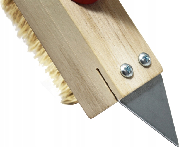 SZCZOTKA DRUCIANA DO CZYSZCZENIA KOSTKI BRUKOWEJ ZE SKROBAKIEM NEO TOOLS Kod producenta 39220