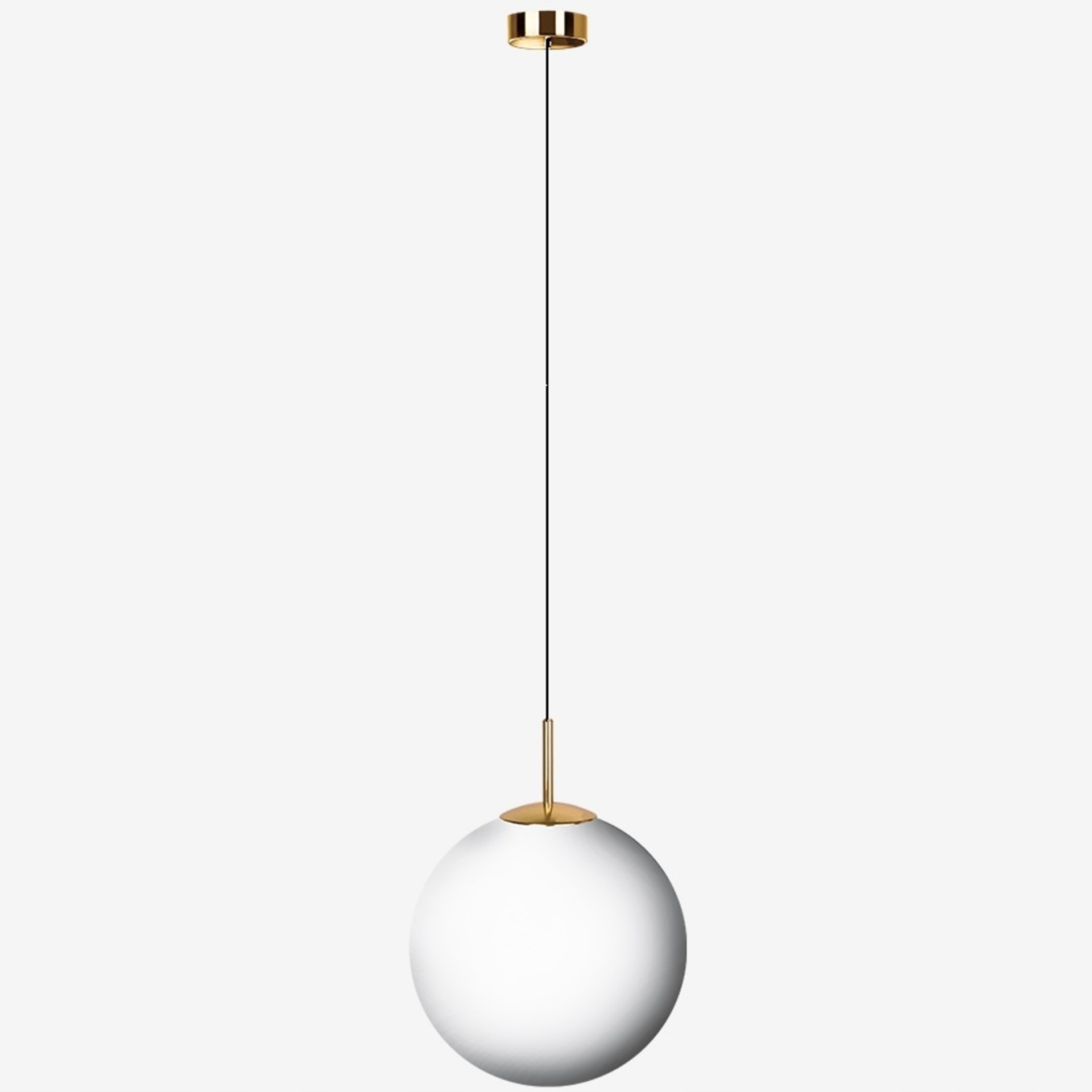 Lucis závesné svietidlo Polaris Zks 53,6 W Led 3000K sklo mosadz opál ZKS.P5.4