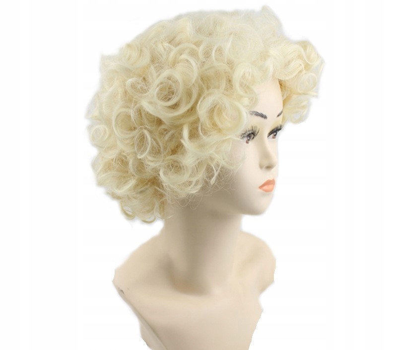 PERUKA Marilyn Monroe BLOND WŁOSY KRĘCONE W56 Kod producenta W56
