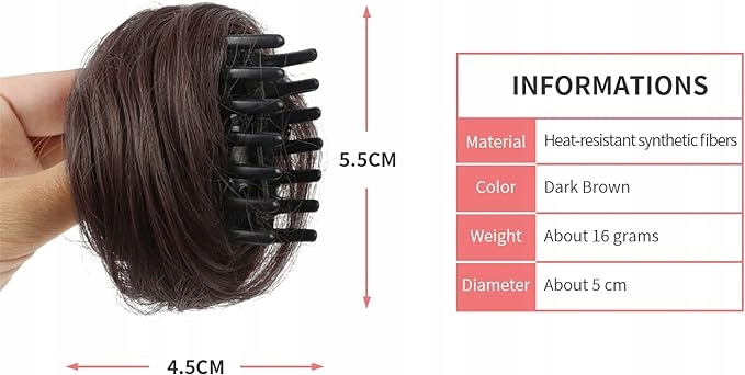 Doczepy do Włosów Kok 2 sztuki Typ włosów syntetyczne