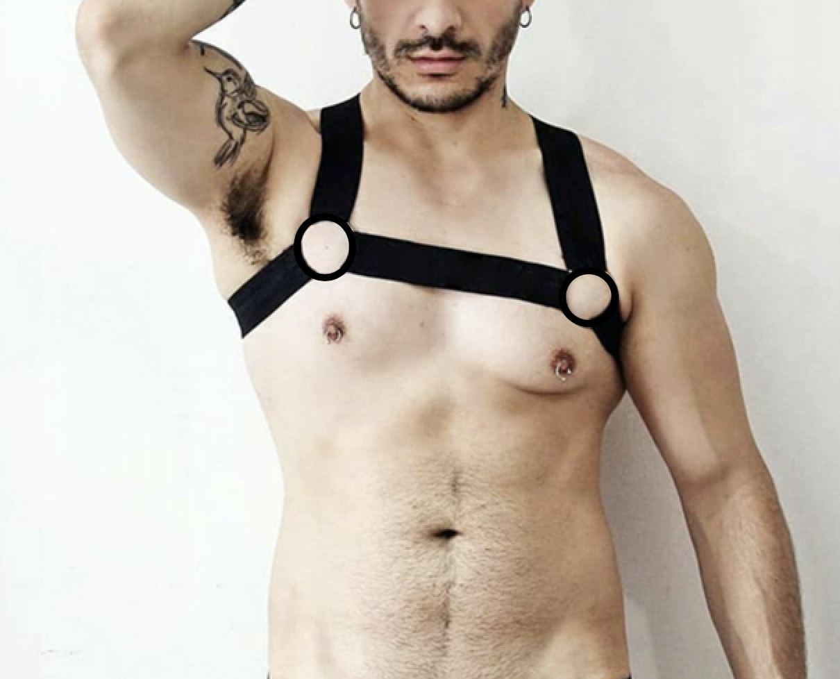 ELASTYCZNY HARNESS MĘSKI METAL RING + OPASKA L/XL Kod producenta Hunter Harness