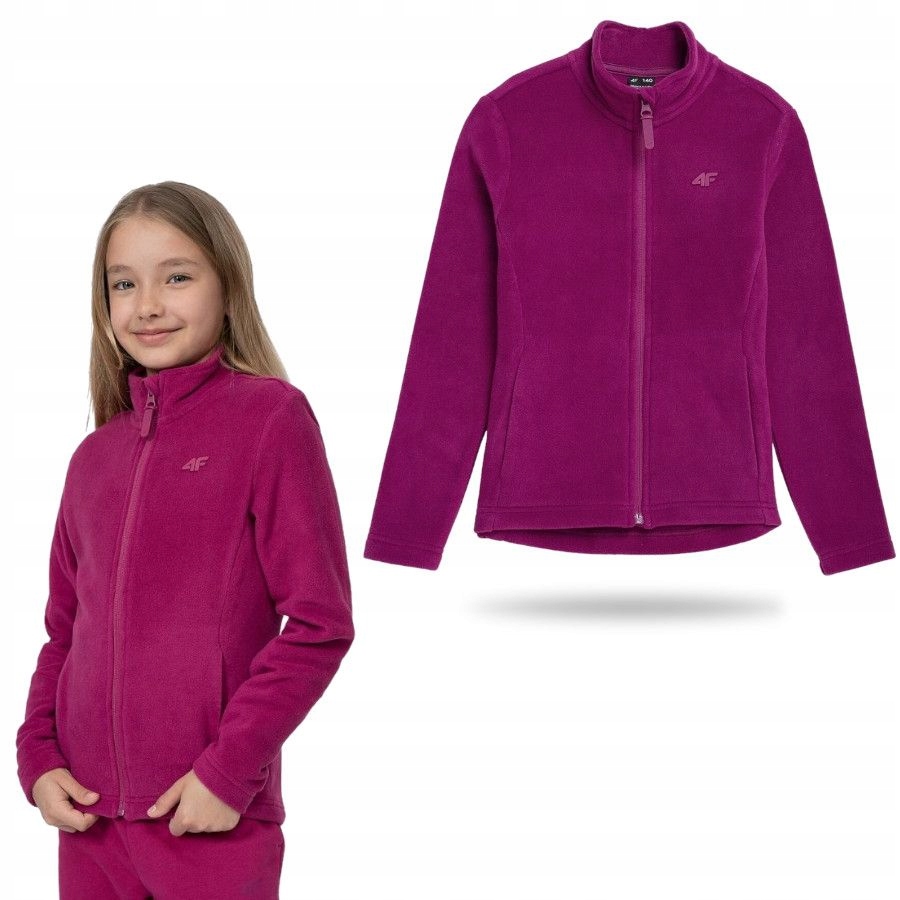 

Bluza Polarowa Dziewczęca 4F Dziecięca Polar Sport
