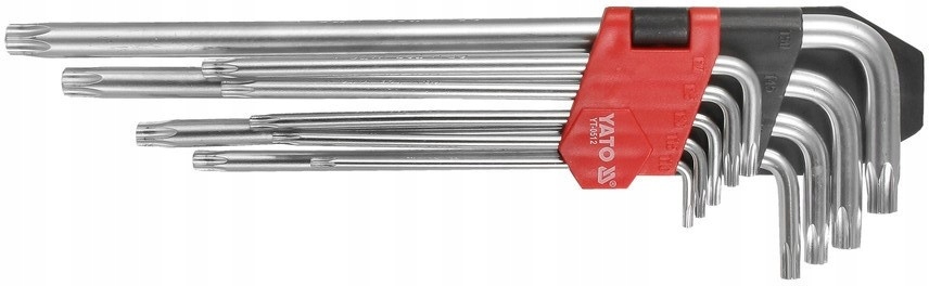 

Komplet kluczy Torx długie T10-T50 9el. Yato