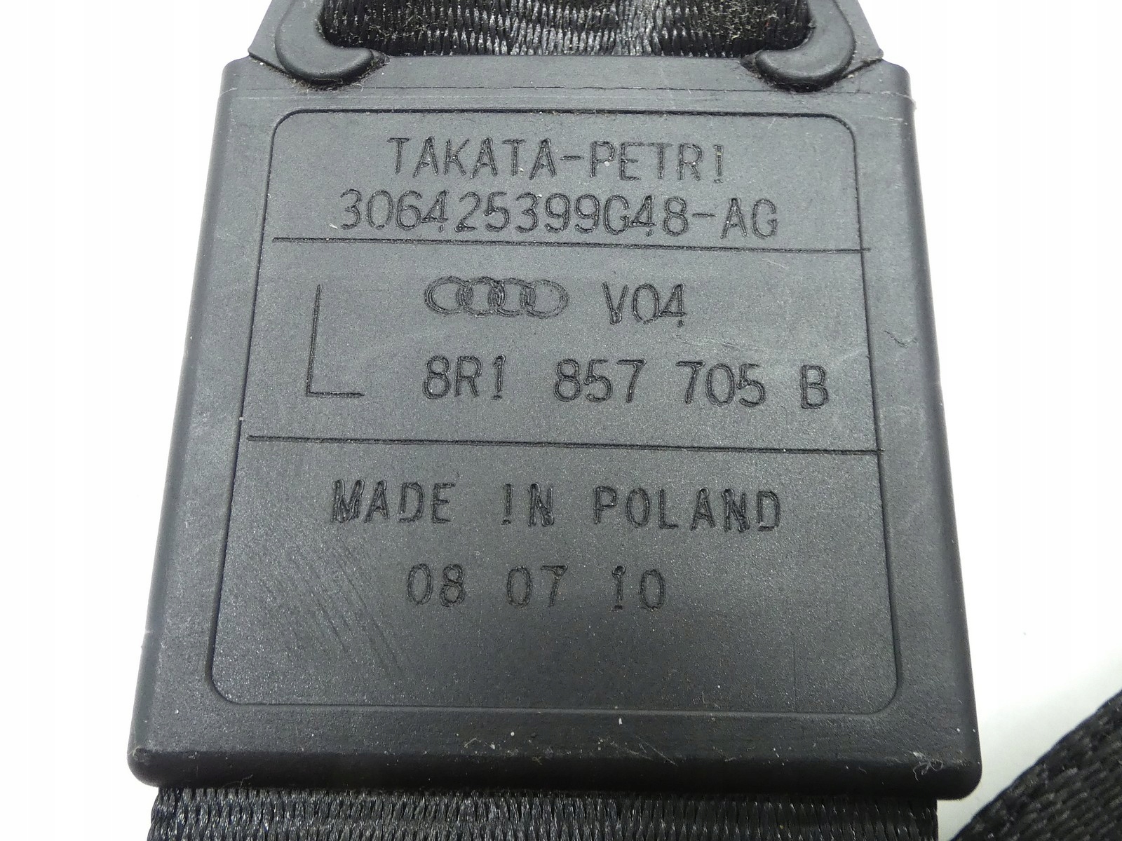 tension belt safety driver´s left front front AUDI Q5 8R 8R1857705B