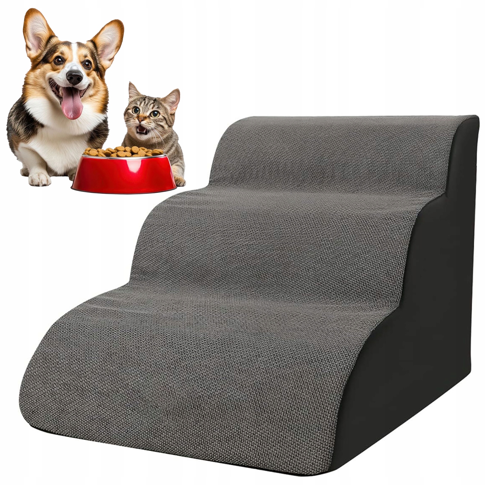 Levně Schody pro psy Pro psy a kočky 3 Stupně 40CM