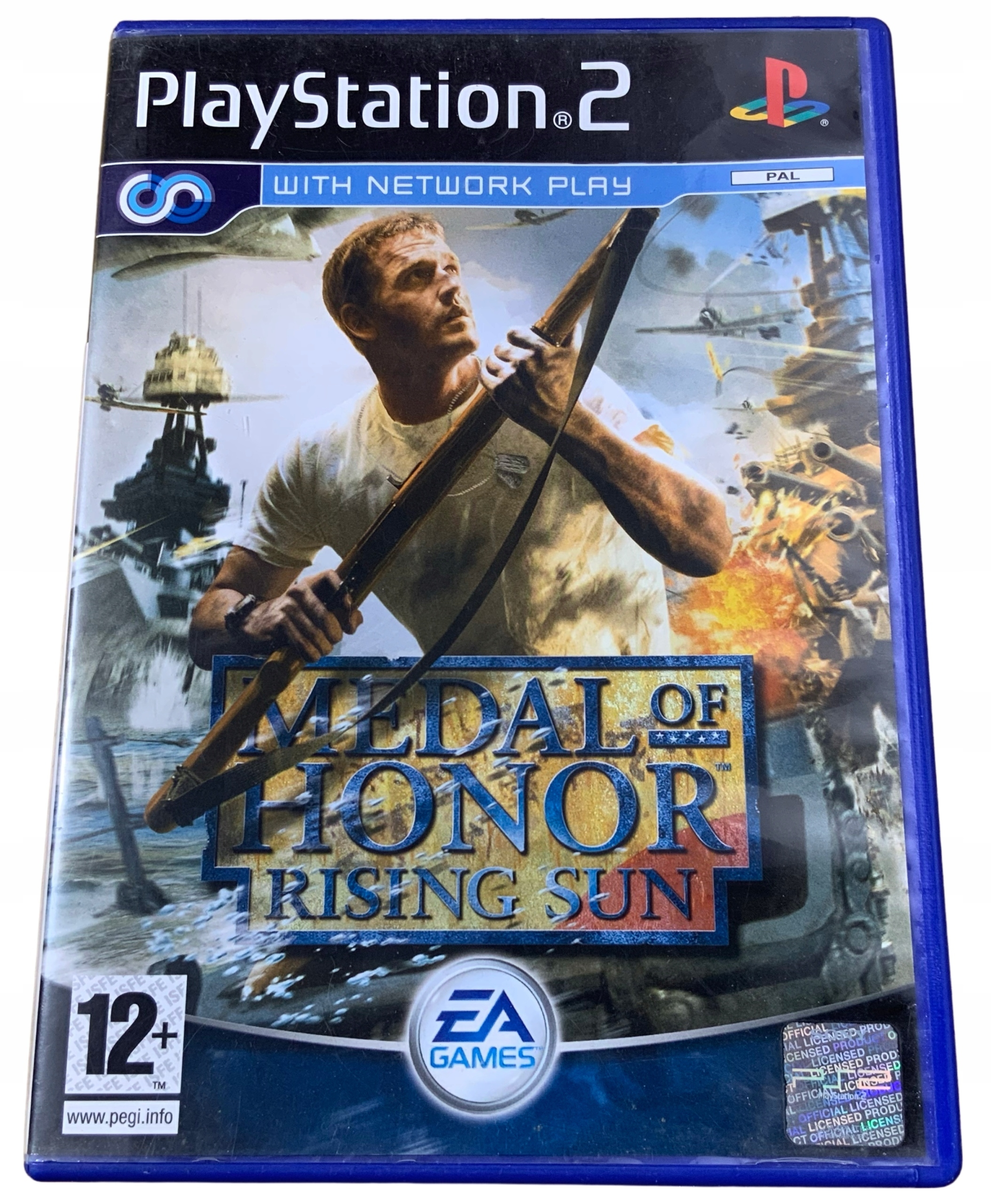 MEDAL OF HONOR RISING SUN płyta bdb komplet Z PL PS2 - Stan: używany ...