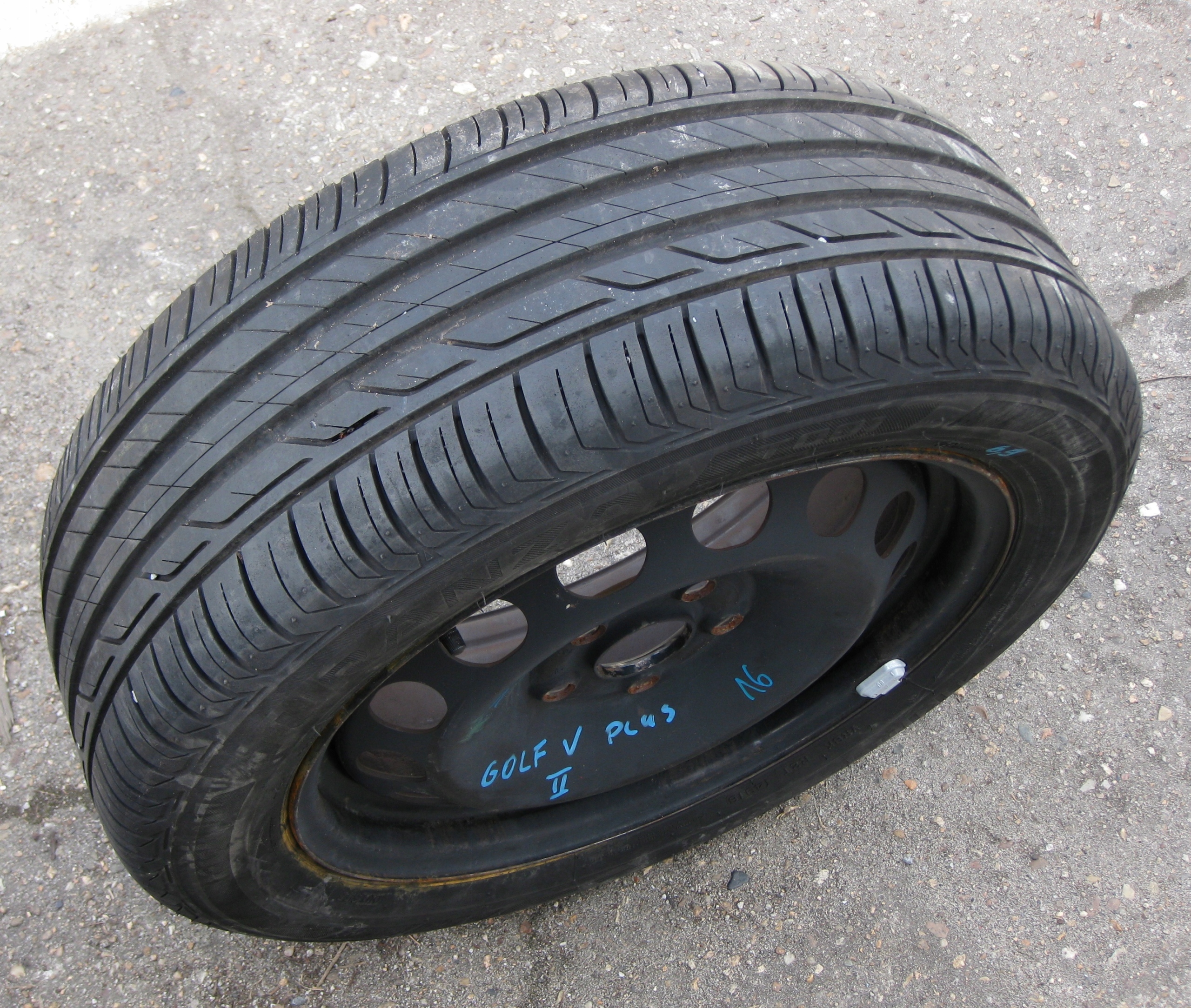 VW GOLF V plus wheel spare 16 5X112 1K0601027A