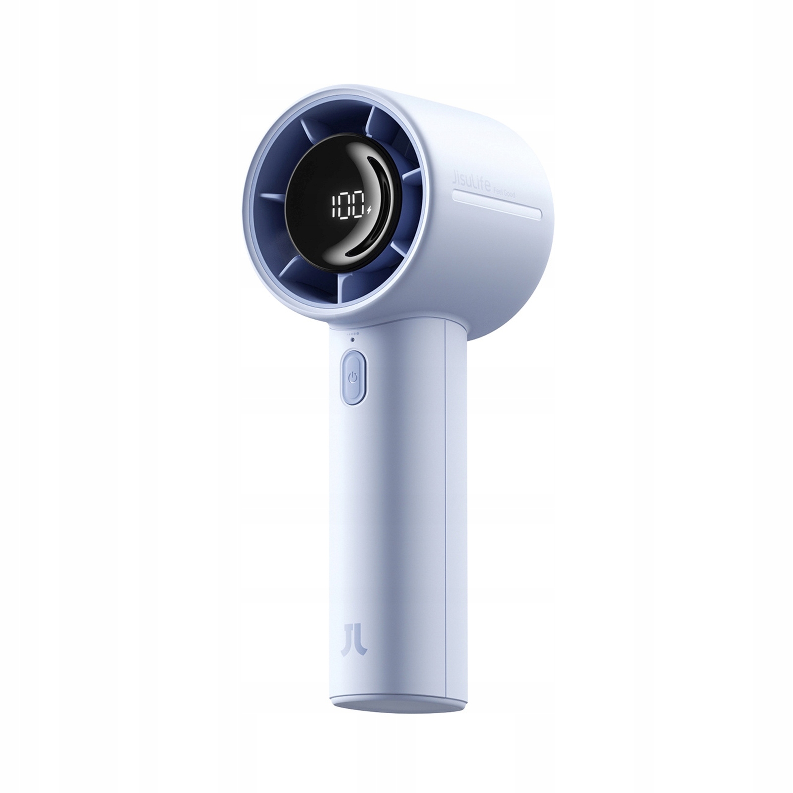 Přenosný Ventilátor Mini 5000MAH Led Modrý Větráček Na Baterii