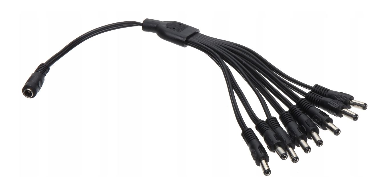 

Rozdzielacz Zasilania Do Kamer Cctv 1 Na 8