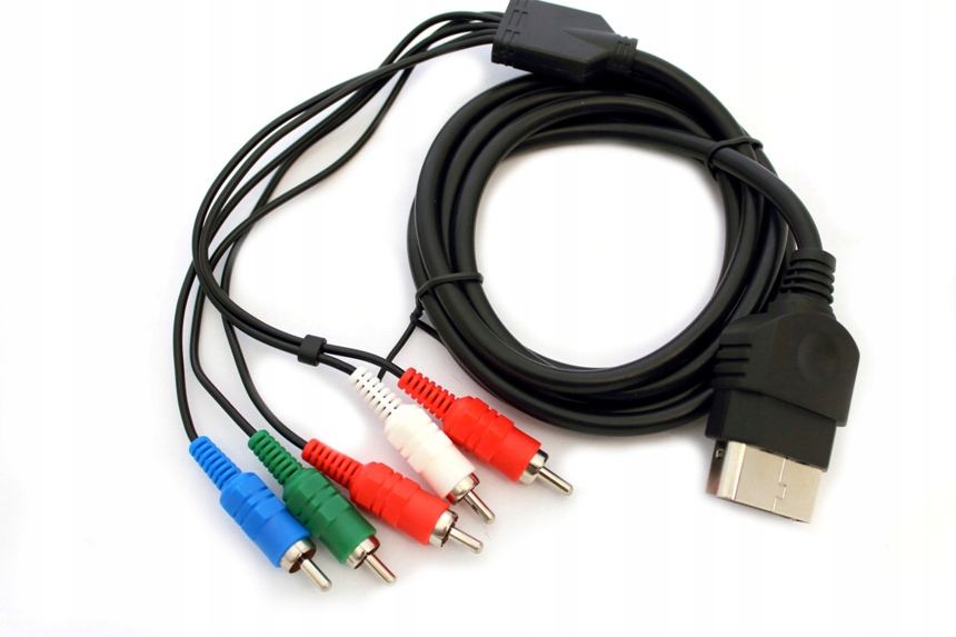 You2K Kabel przewód TV component 5 x RCA do konsoli Xbox Classic / Fat
