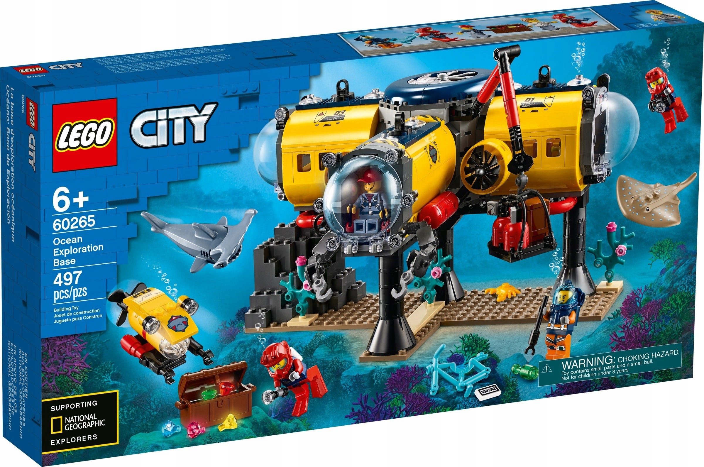 

Lego City 60265 Baza Badaczy Oceanu Podwodna Stacj