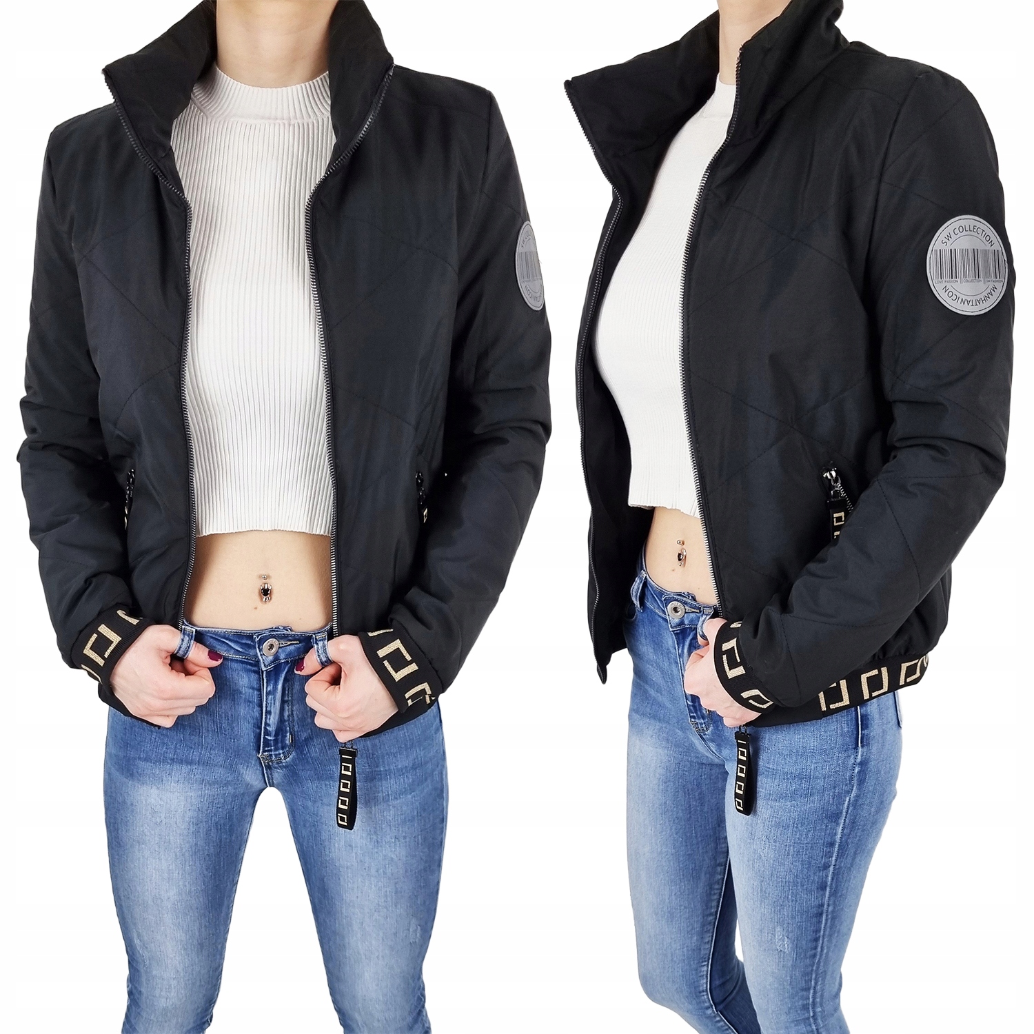 Dámská Prošívaná Bunda Mládežnická Barvy