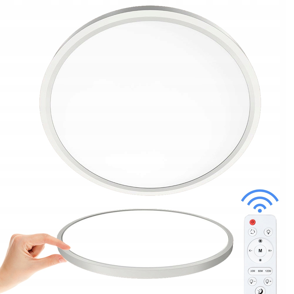 Stropní Svítidlo Led S Funkcí Stmívání A Dálkovým Ovládáním 24W Zlatý S Pamětí