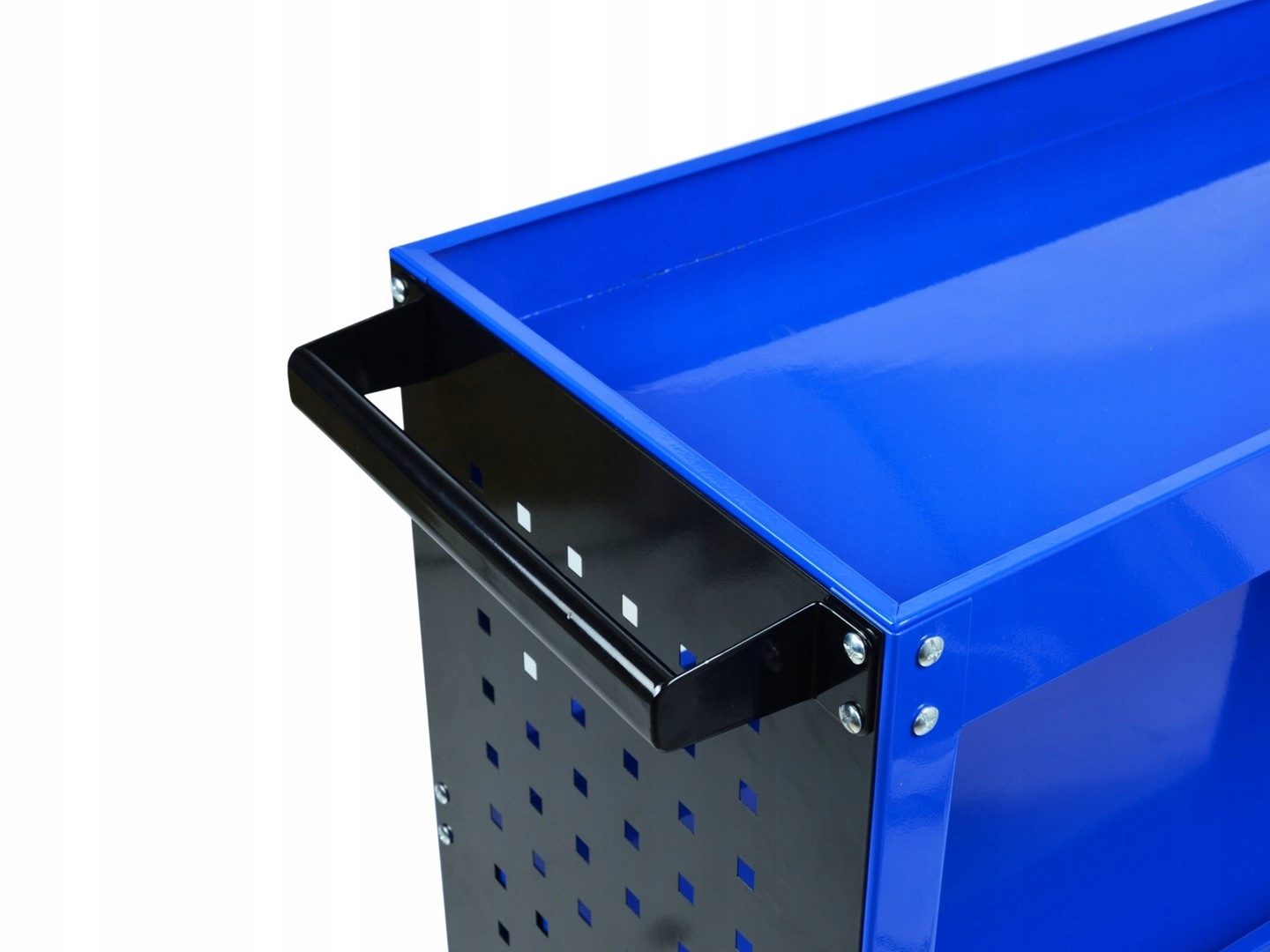 Wózek warsztatowy JS-17A 3-półki Cechy dodatkowe hamulec do blokowania kół