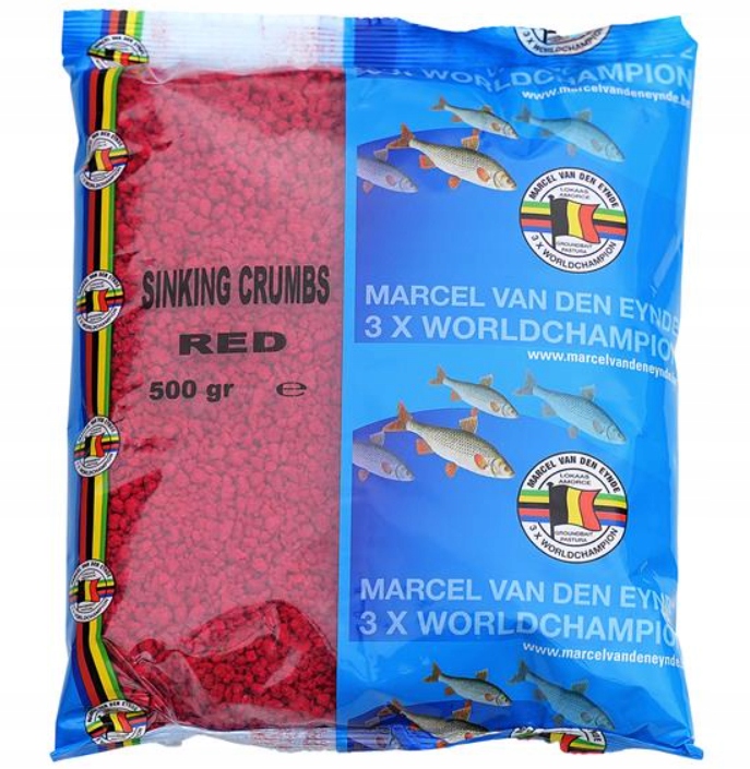 Dodatek do zanęt Marcel Vde Sinking Crumbs Red