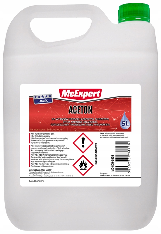 Aceton 5 L – MC-600-7050