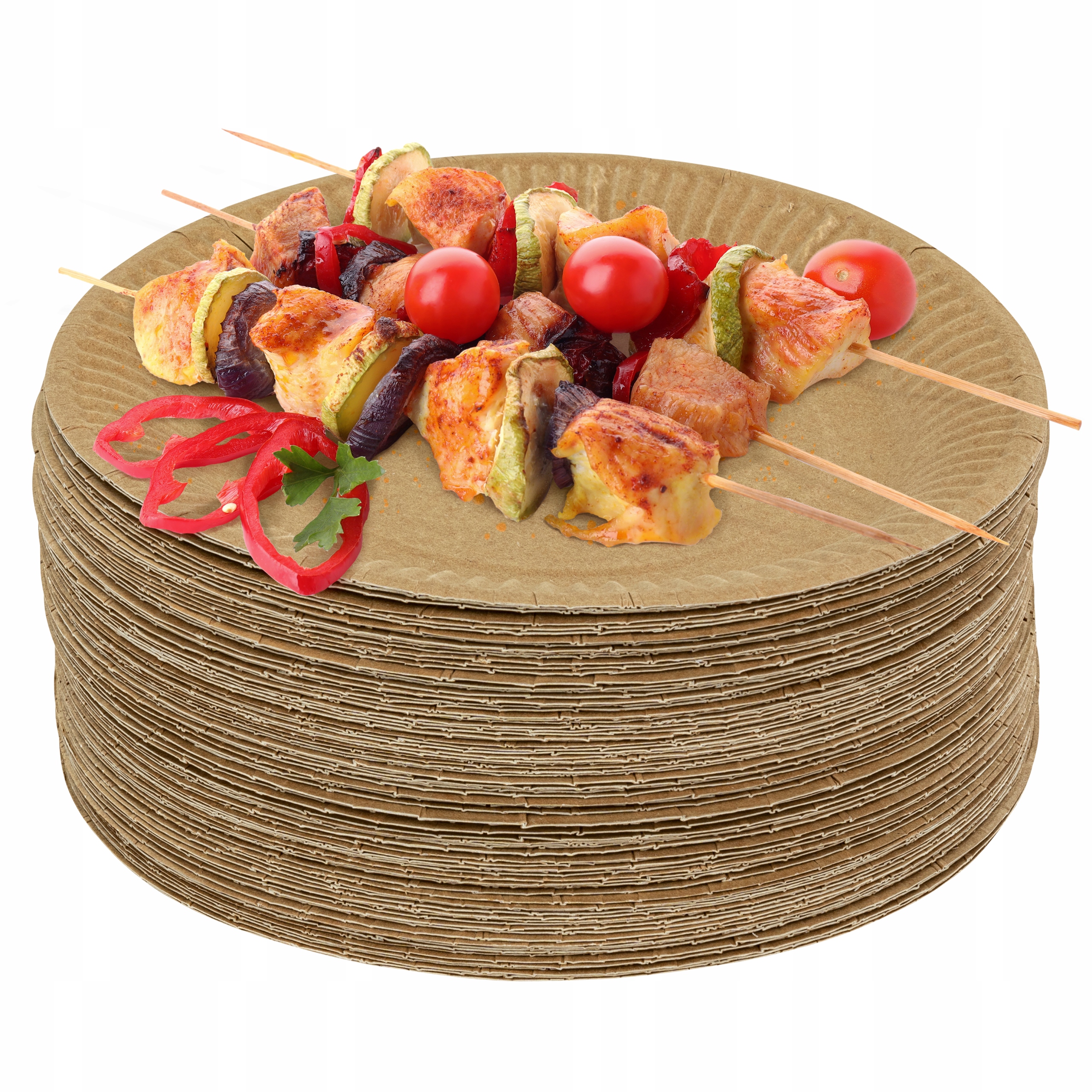 

Talerzyki papierowe Ekologiczne 100 sztuk 23cm Eko
