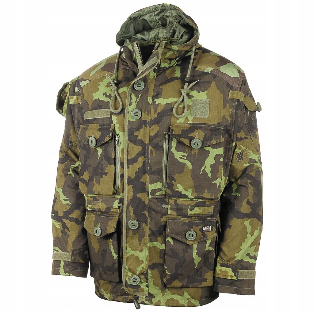 Kurtka wojskowa z kapturem moro Mfh Commando Smock RipStop M95 Cz Camo XL