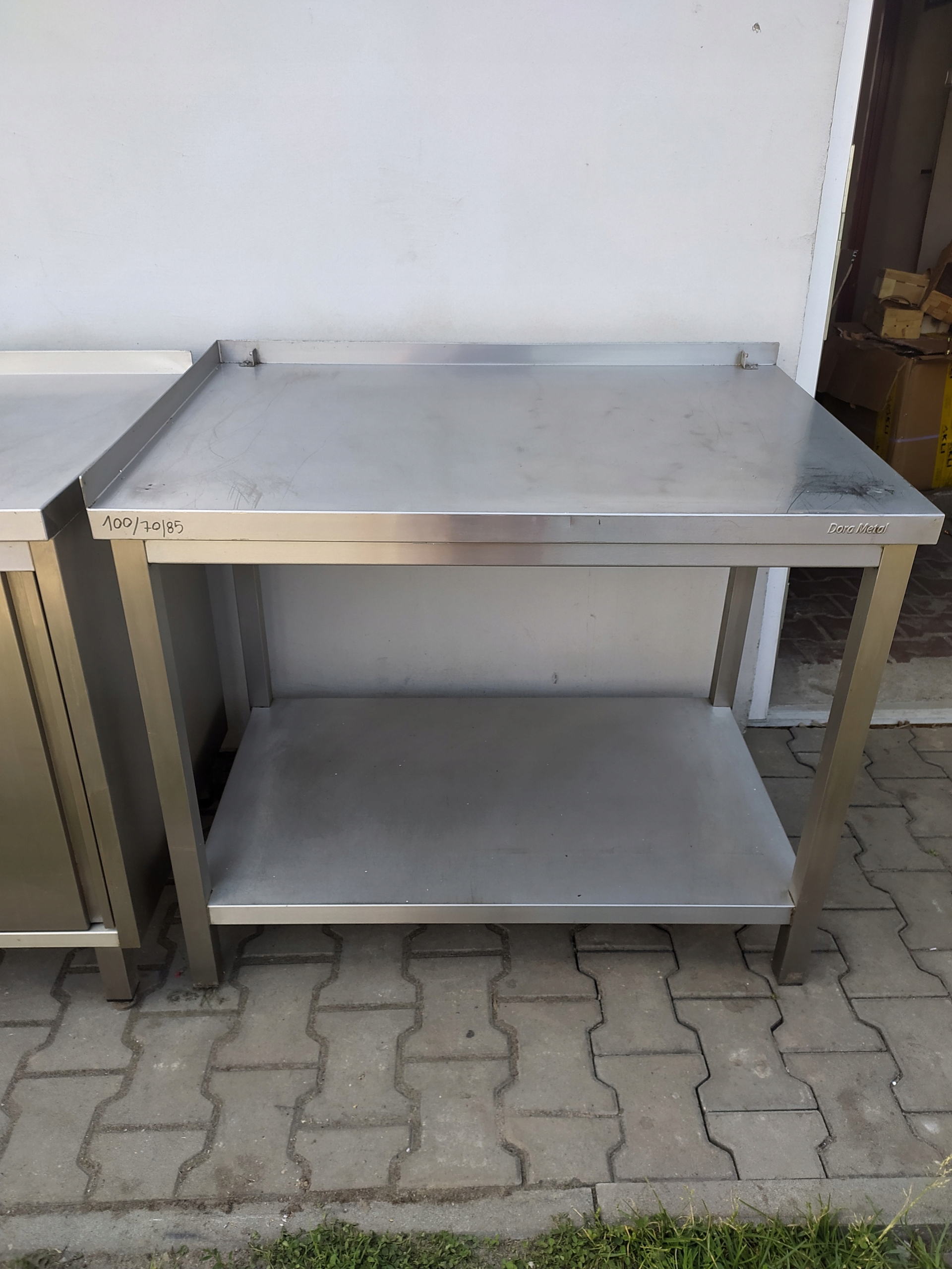 STÓŁ GASTRONOMICZNY Z PÓŁKĄ 100/70/85 CM ! Szerokość produktu 70 cm