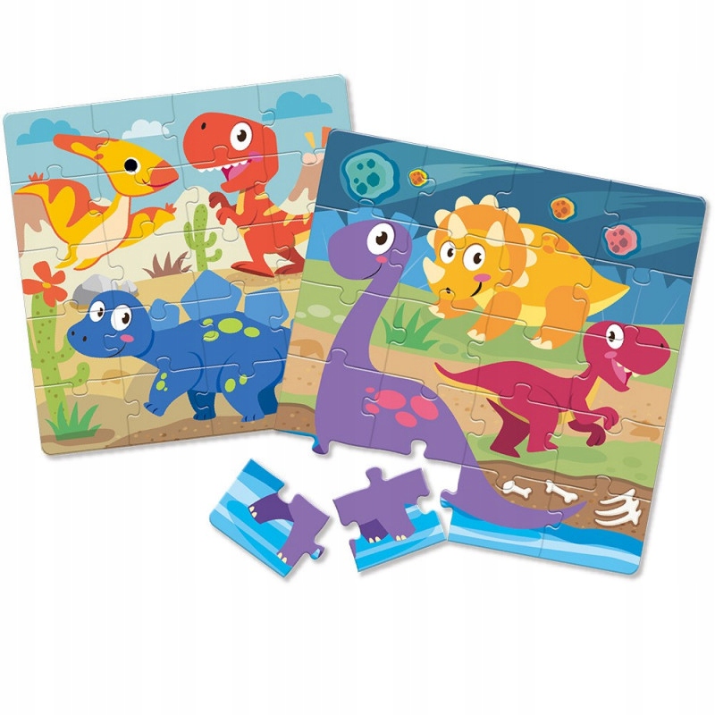 

Genialny Dzieciak Puzzle Magnetyczne Dinozaury