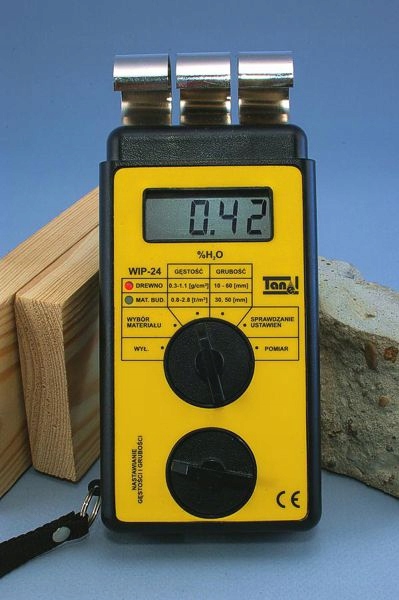 WILGOTNOŚCIOMIERZ TANEL WIP-24 DREWNO BETON Rodzaj bezinwazyjny