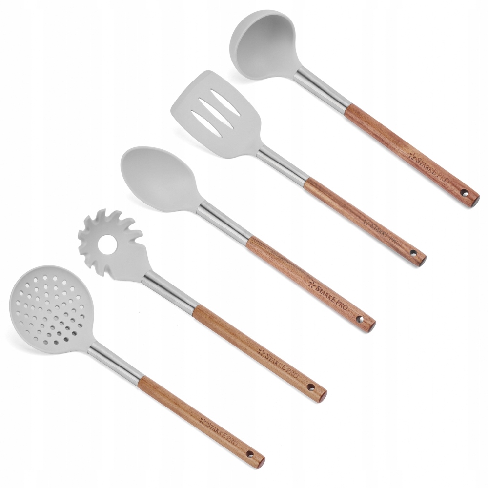 

Przybory kuchenne silikonowe 5el.