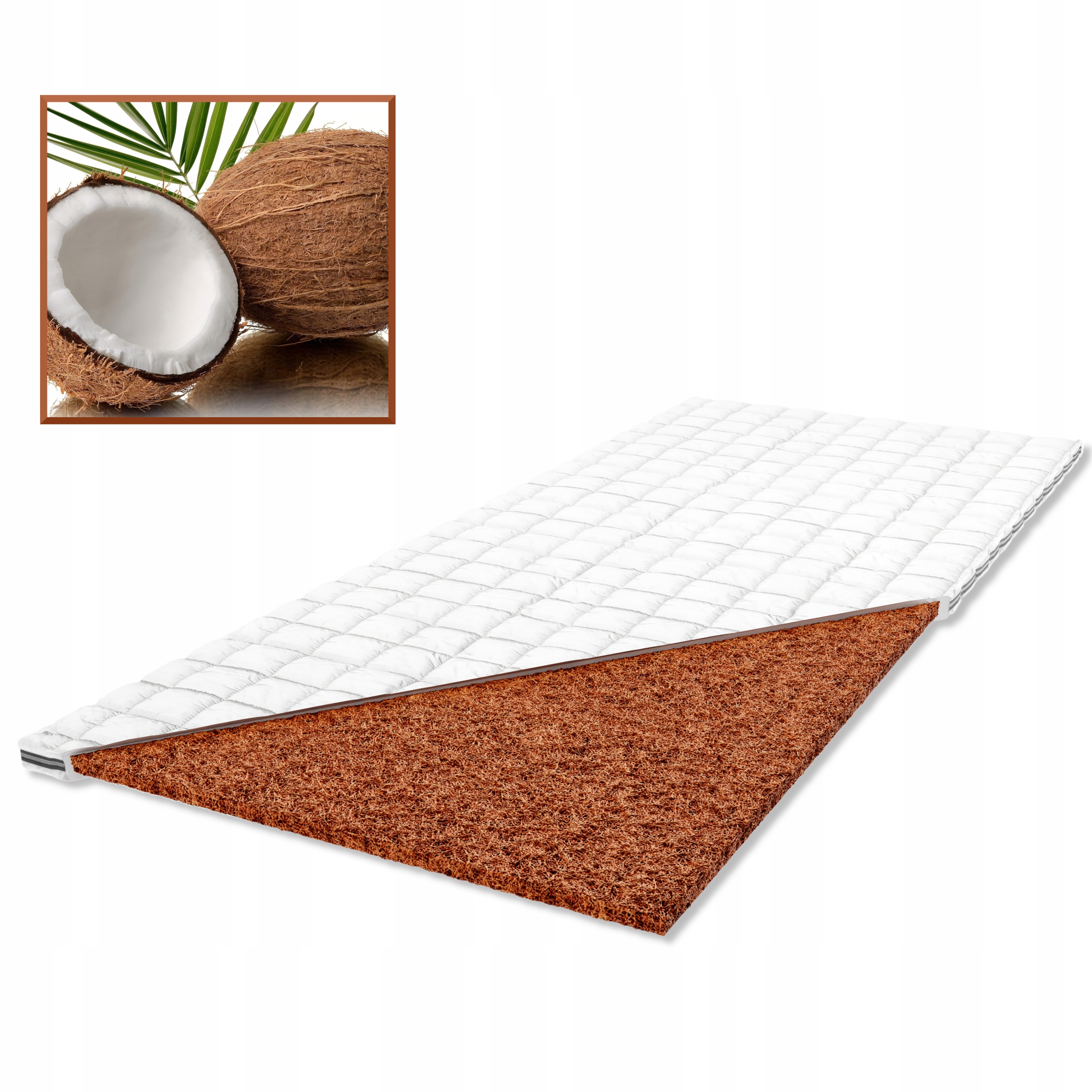 

Materac Nawierzchniowy 90x190 Kokos H4 topper