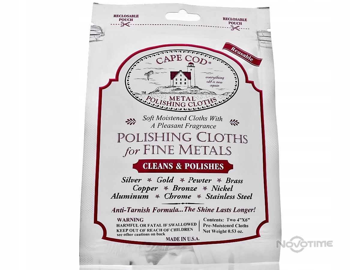 ŚCIERECZKI DO POLEROWANIA CAPE COD ZŁOTO SREBRO Marka Cape Cod