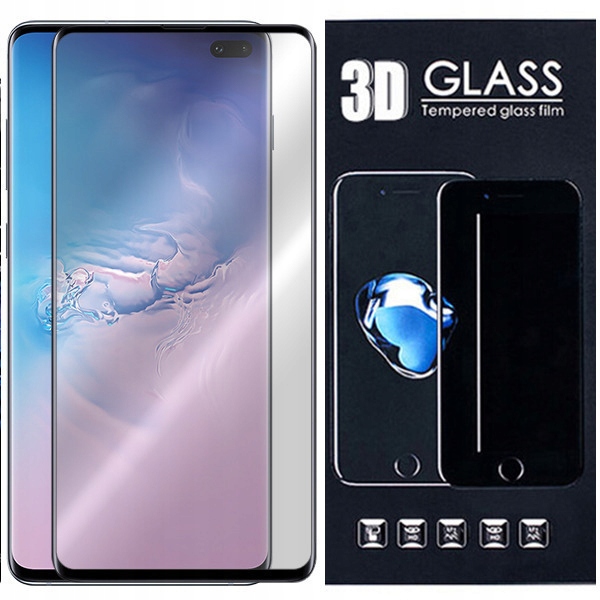 

Szkło 3D Do Galaxy S10+ Plus G975 Działa Czytnik