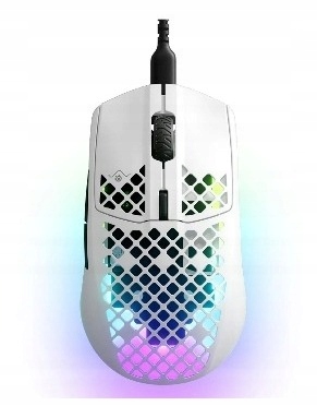 美品マウス SteelSeries Aerox 3 Wireless ホワイト Mysz Steelseries Aerox 3 Snow (5707119043298) - Opinie i