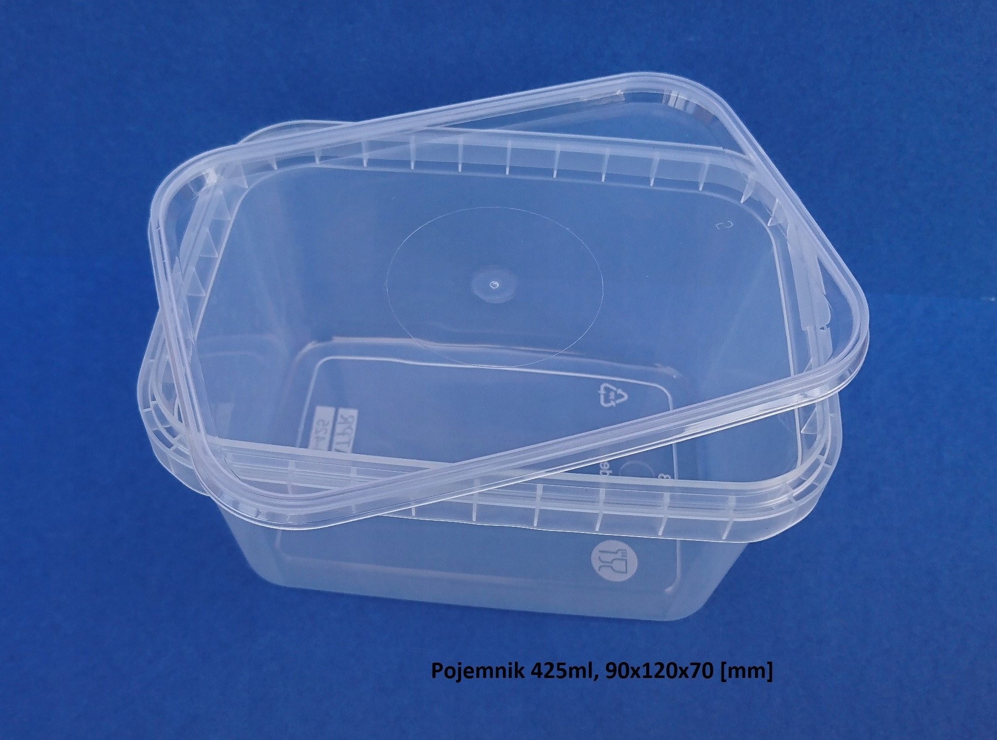 

Pojemniki hodowlane 425ml, 90x120x70mm x10szt