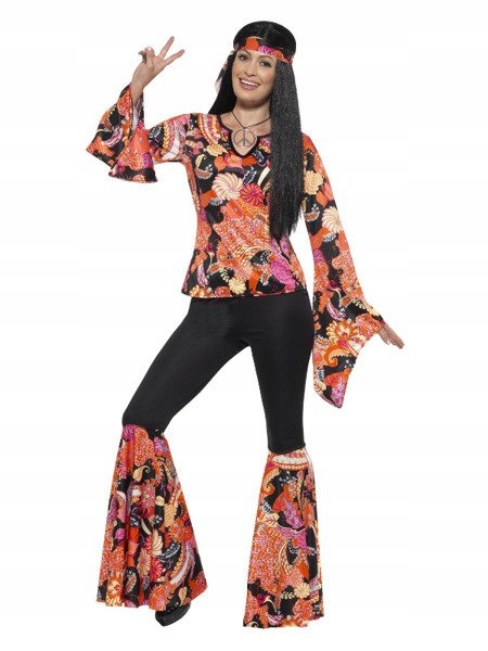 Kostým Hippie Willow Hippie Děti Květiny Xs