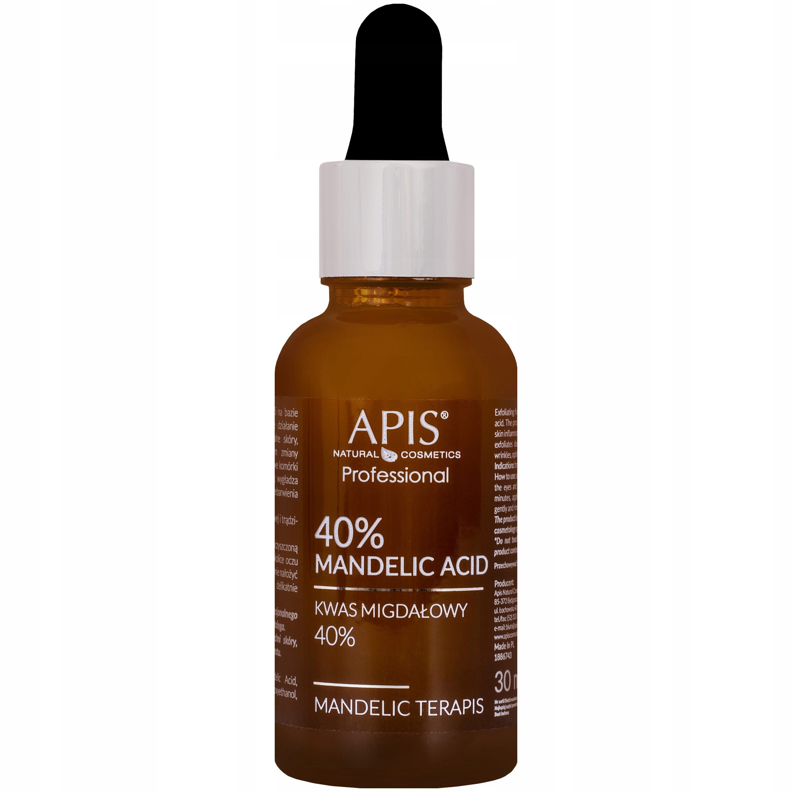 Apis Mandelic TerApis Kyselina mandlová na obličej 40% lahvička 30 ml