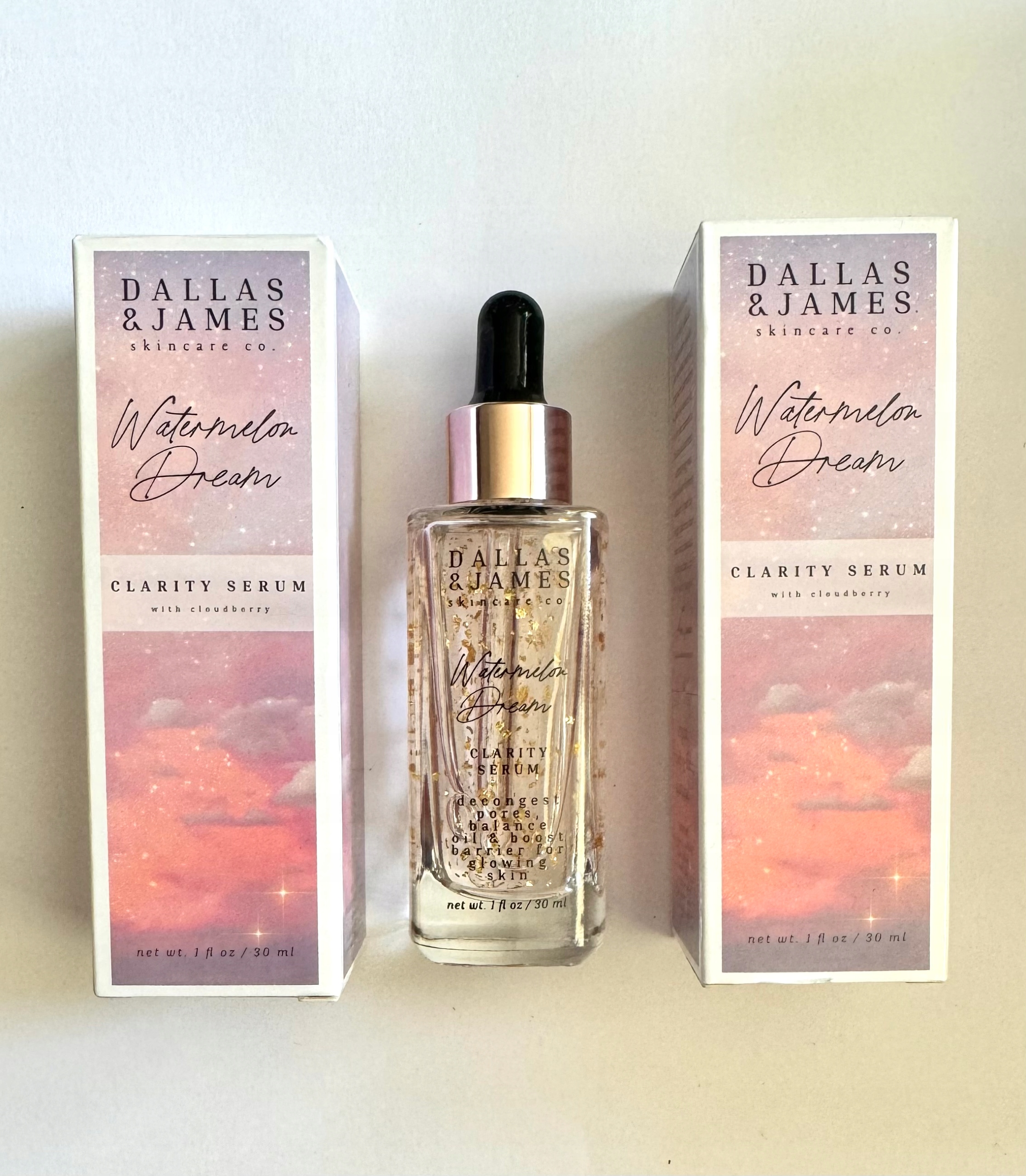 Dallas & James Watermelon Dream Clarity Čisticí sérum na póry 30 ml