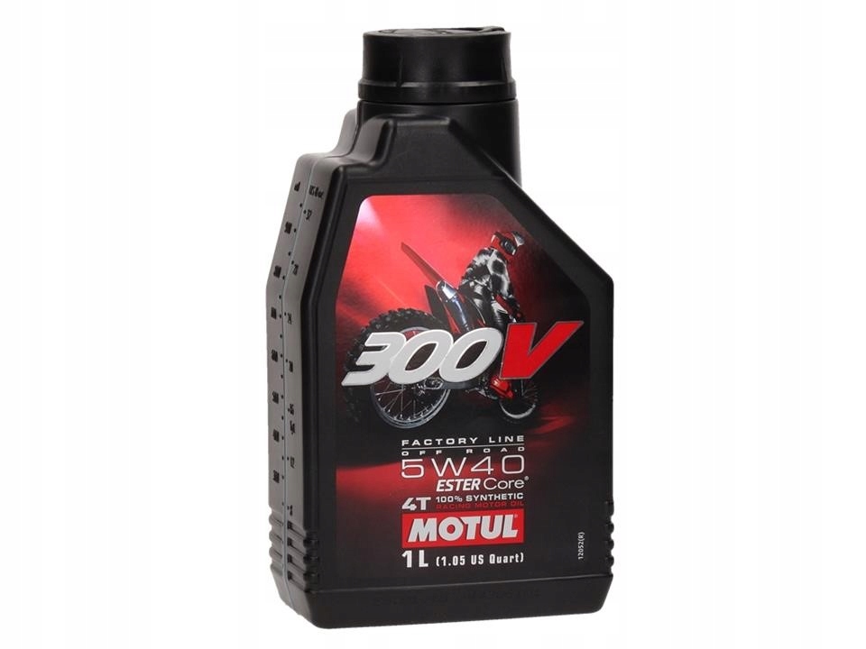 

Olej silnikowy Motul 300V 4T 5W-40, 1 l