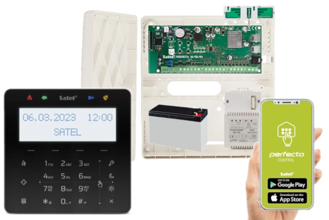 Perfecta 64 M System Alarmowy Gsm Lte Satel Polski