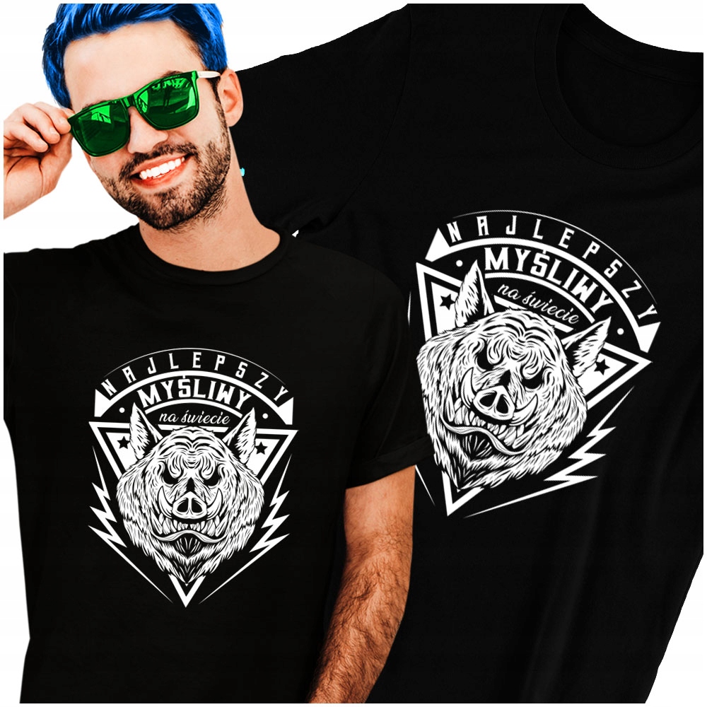 

Najlepszy Myśliwy Dzik Koszulka Śmieszna L