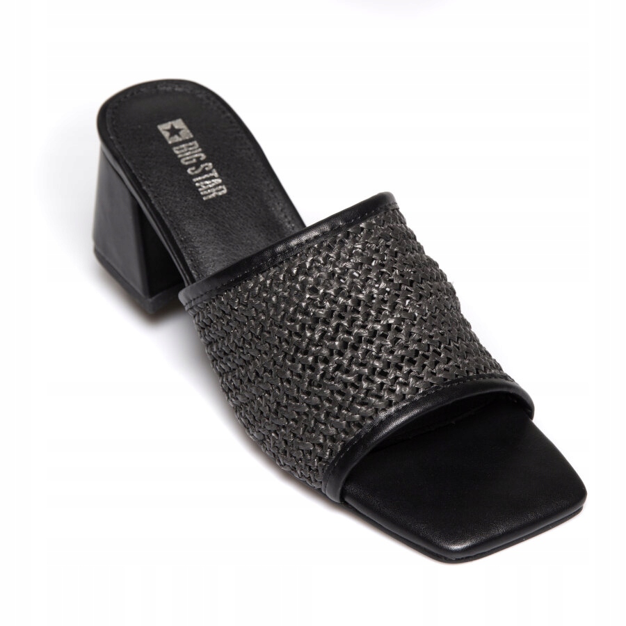 Dámské elegantní Nazouváky vysokém podpatku Big Star , černé, RR274147 906 40