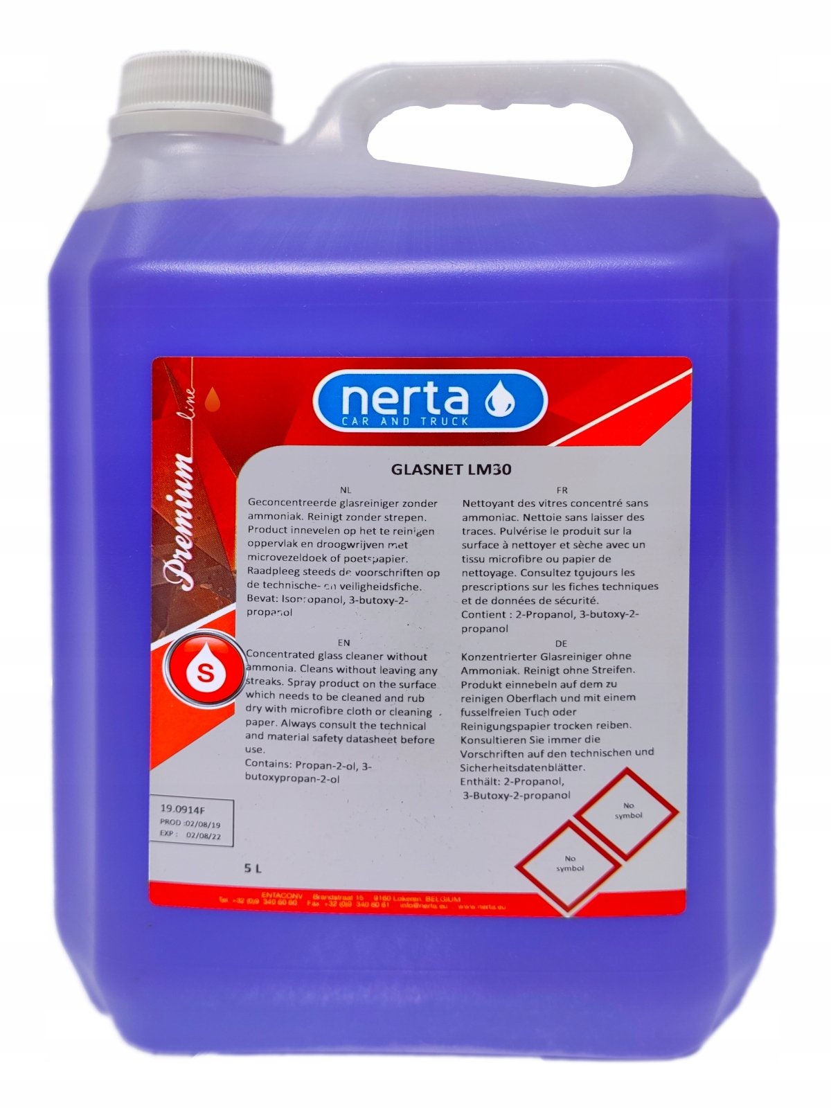 NERTA GLAS-NET LM 30 płyn do szyb myjnia 5L