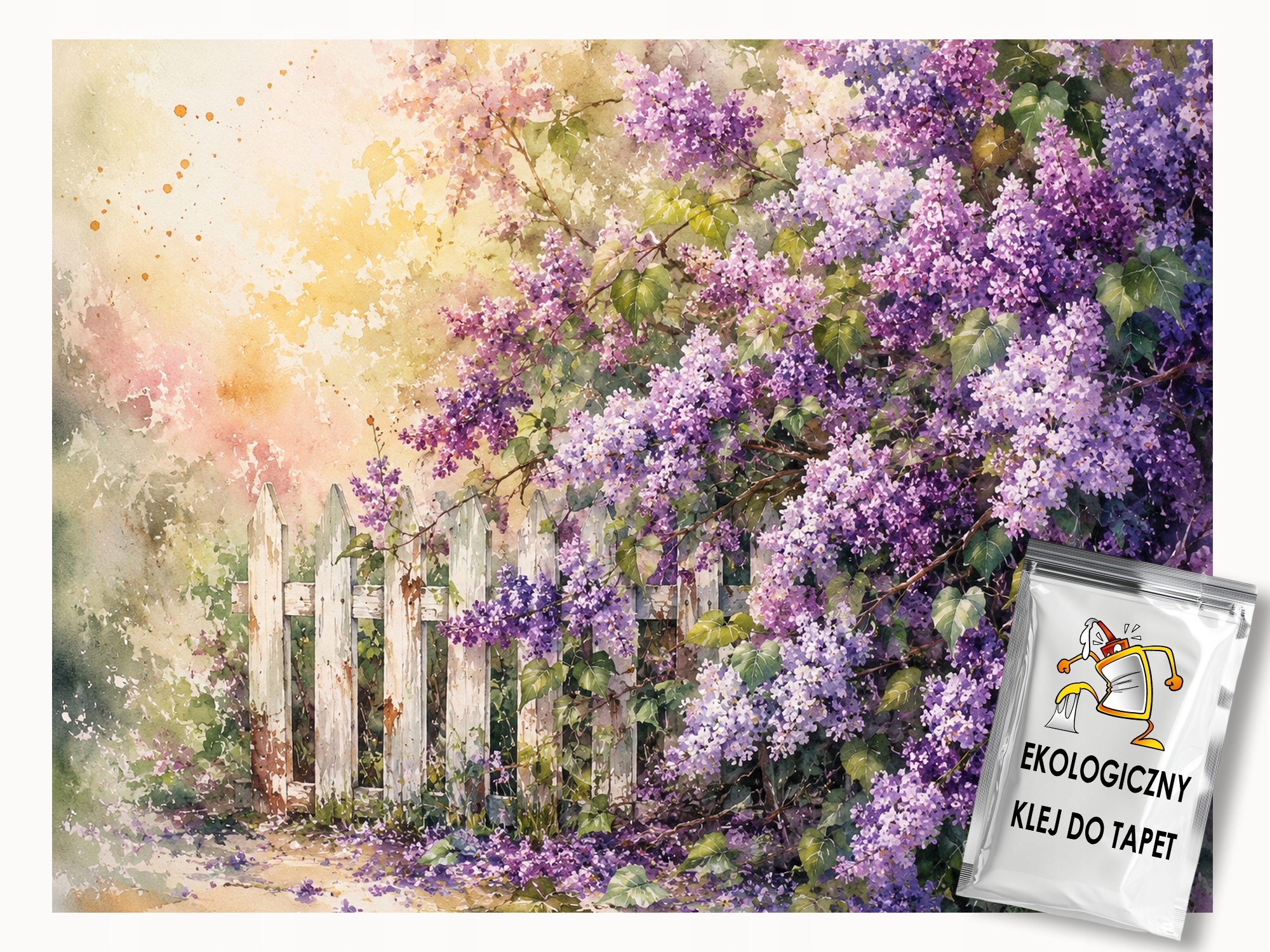 Fototapeta Flizelina Záhrada Krík Kvety Bez Plotov Jar 416x254 130g