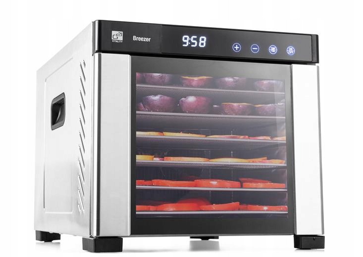 Sušička ovoce G21 Breezer, nerez