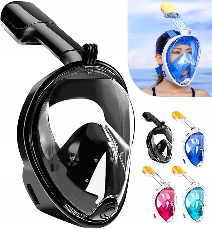 MASKA DO SNORKELINGU 180° HINATAA FULL FACE DLA DZIECI I DOROSŁYCH