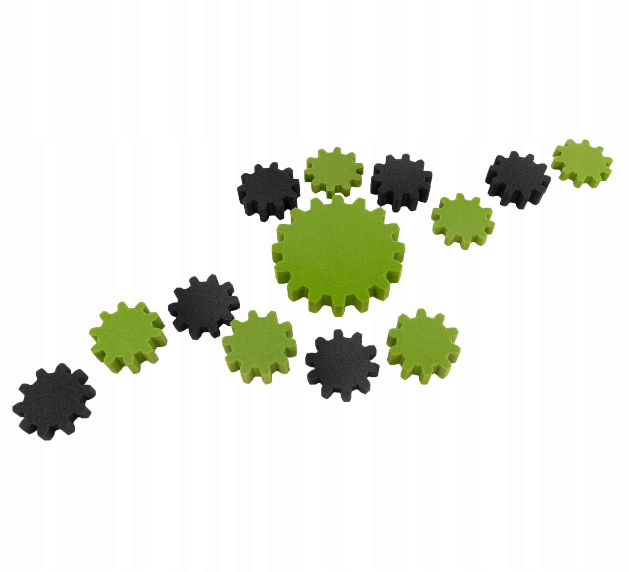 Sada akustických tlumících panelů Kolo Ozubené dekorace škola atesty