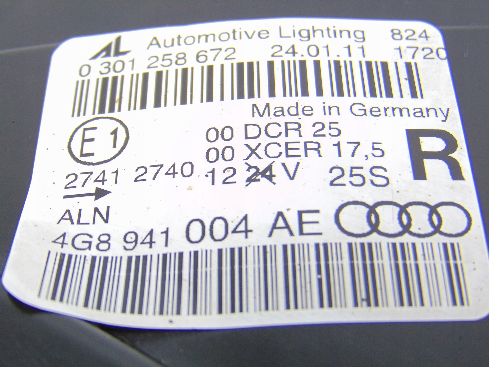 light right front right front XENON LED AUDI A7 4G 10