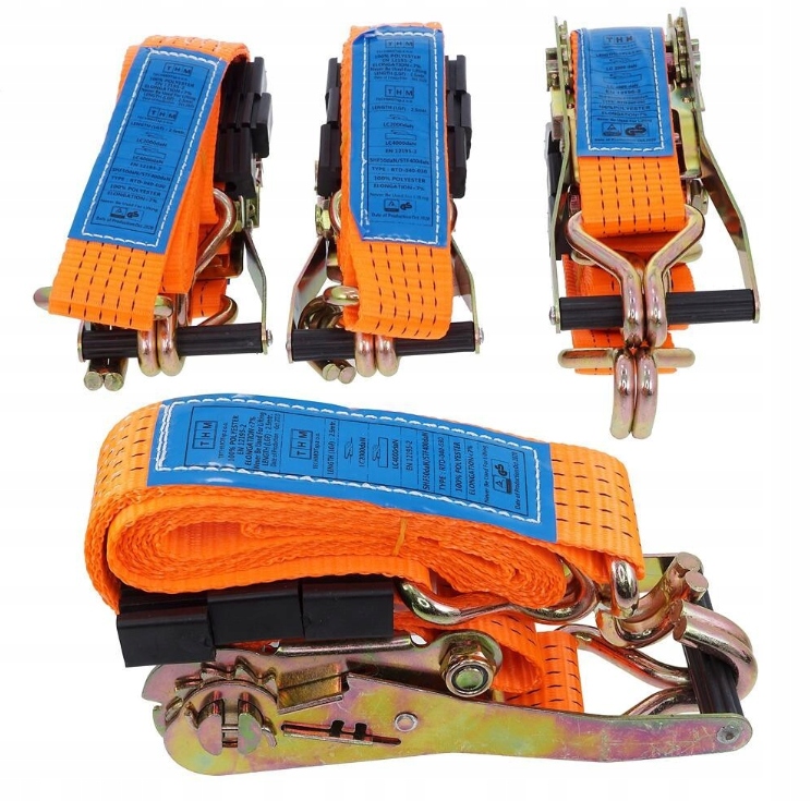 

4szt Pasy Transportowe Laweta Pas 3 Trzy Punktowy