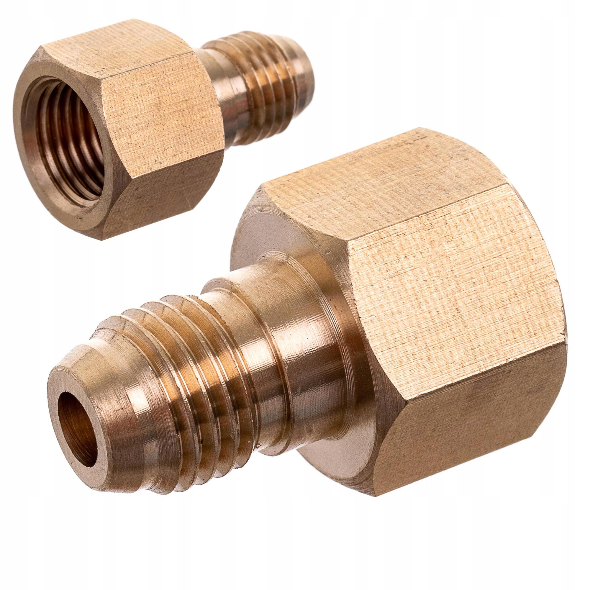 Redukcja Reduktora Azot G1/4" GZ1/4" Sae Mosiężna Do Klimatyzacji