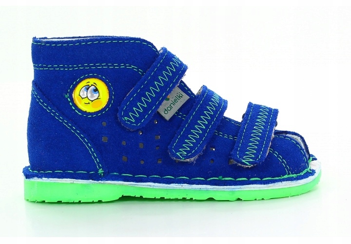 Buty ortopedyczne Danielki Blue FluoZ rozmiar 23